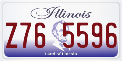 IL license plate Z765596