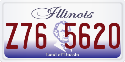 IL license plate Z765620
