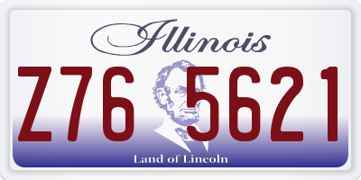 IL license plate Z765621