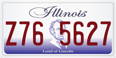 IL license plate Z765627