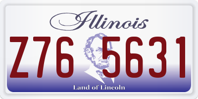 IL license plate Z765631