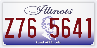 IL license plate Z765641