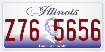 IL license plate Z765656