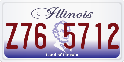 IL license plate Z765712