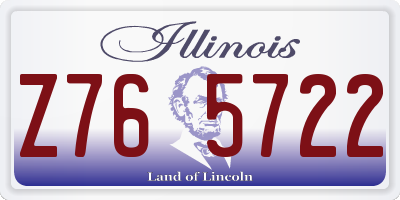 IL license plate Z765722