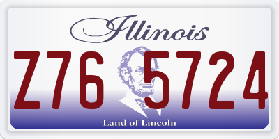 IL license plate Z765724