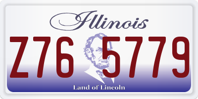 IL license plate Z765779