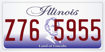 IL license plate Z765955