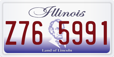 IL license plate Z765991