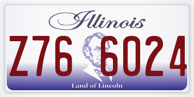 IL license plate Z766024