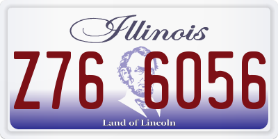IL license plate Z766056