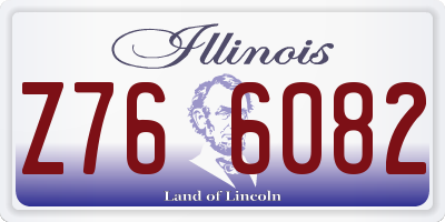 IL license plate Z766082