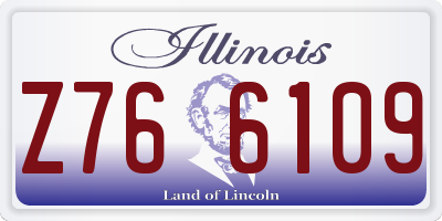 IL license plate Z766109
