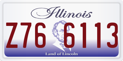 IL license plate Z766113