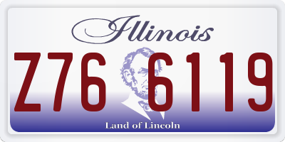 IL license plate Z766119