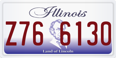 IL license plate Z766130
