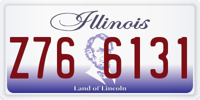 IL license plate Z766131