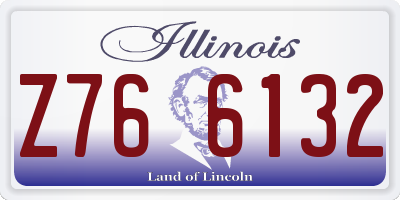 IL license plate Z766132