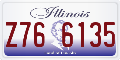 IL license plate Z766135