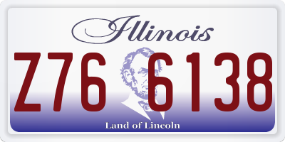 IL license plate Z766138