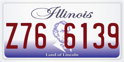 IL license plate Z766139