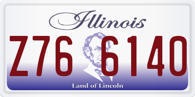 IL license plate Z766140