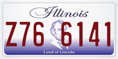 IL license plate Z766141