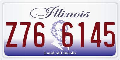 IL license plate Z766145