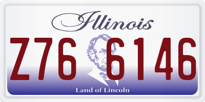IL license plate Z766146