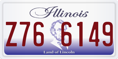 IL license plate Z766149
