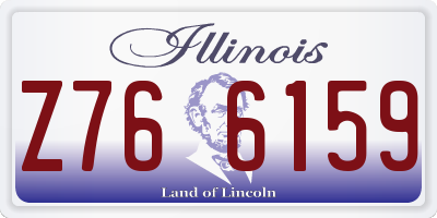 IL license plate Z766159