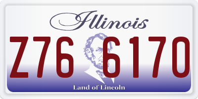 IL license plate Z766170