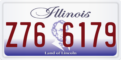 IL license plate Z766179