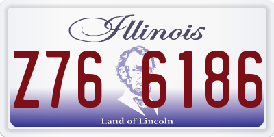 IL license plate Z766186