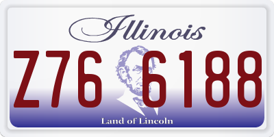 IL license plate Z766188