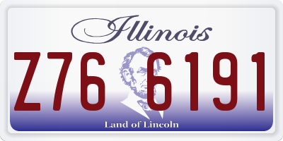 IL license plate Z766191