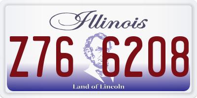 IL license plate Z766208