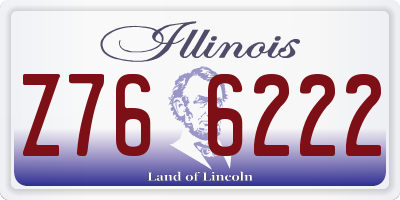 IL license plate Z766222