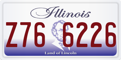 IL license plate Z766226