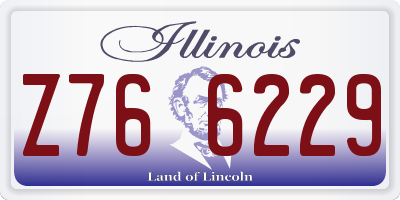 IL license plate Z766229