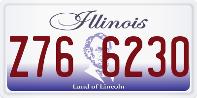 IL license plate Z766230