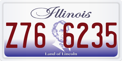 IL license plate Z766235