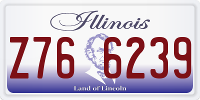 IL license plate Z766239