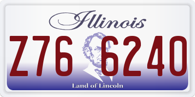 IL license plate Z766240