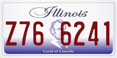 IL license plate Z766241