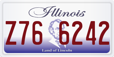 IL license plate Z766242