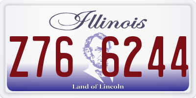 IL license plate Z766244