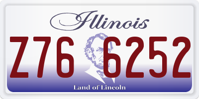 IL license plate Z766252