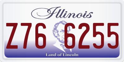IL license plate Z766255