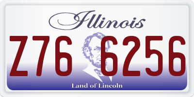 IL license plate Z766256